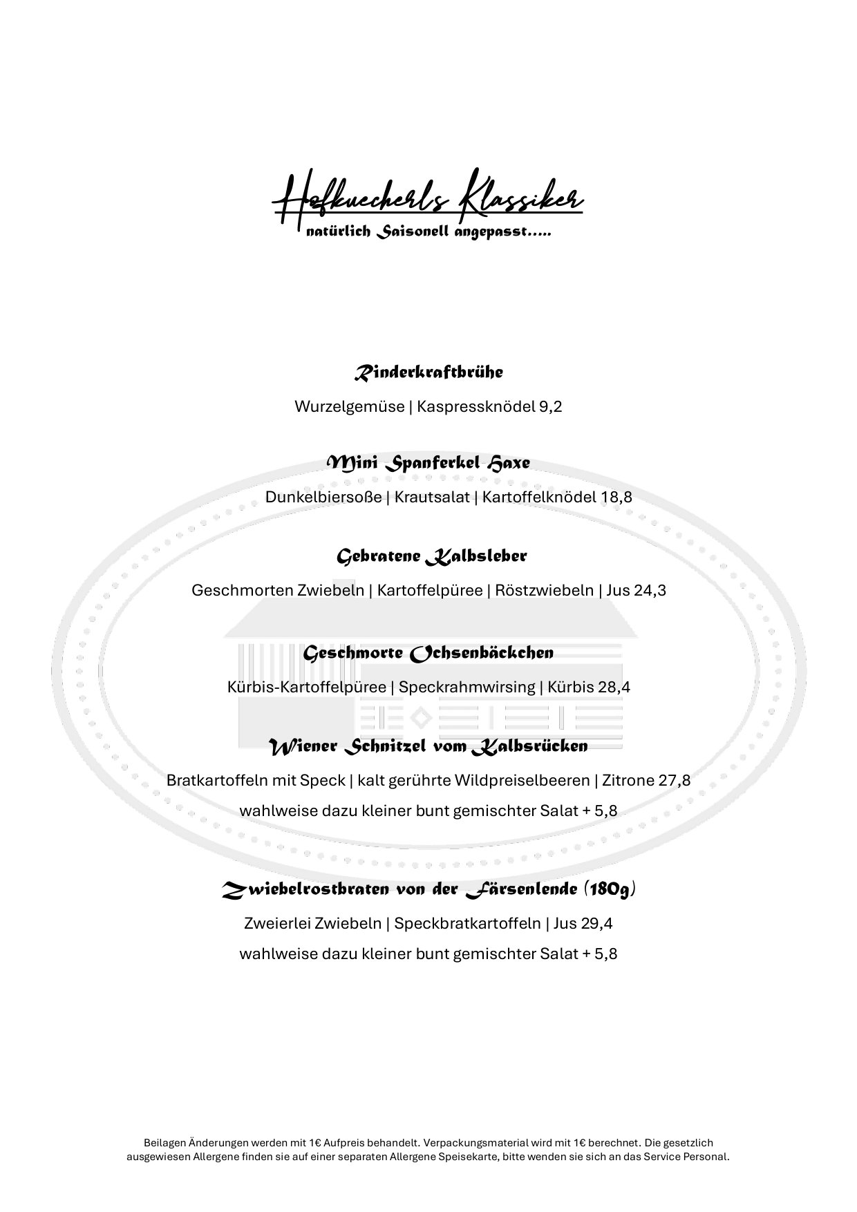 Speisekarte Hofkücherl Oktober - Seite 2