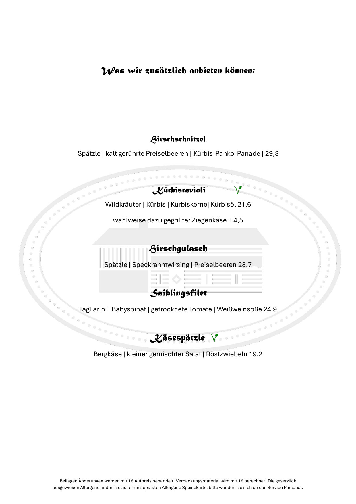 Speisekarte Hofkücherl Oktober - Seite 3